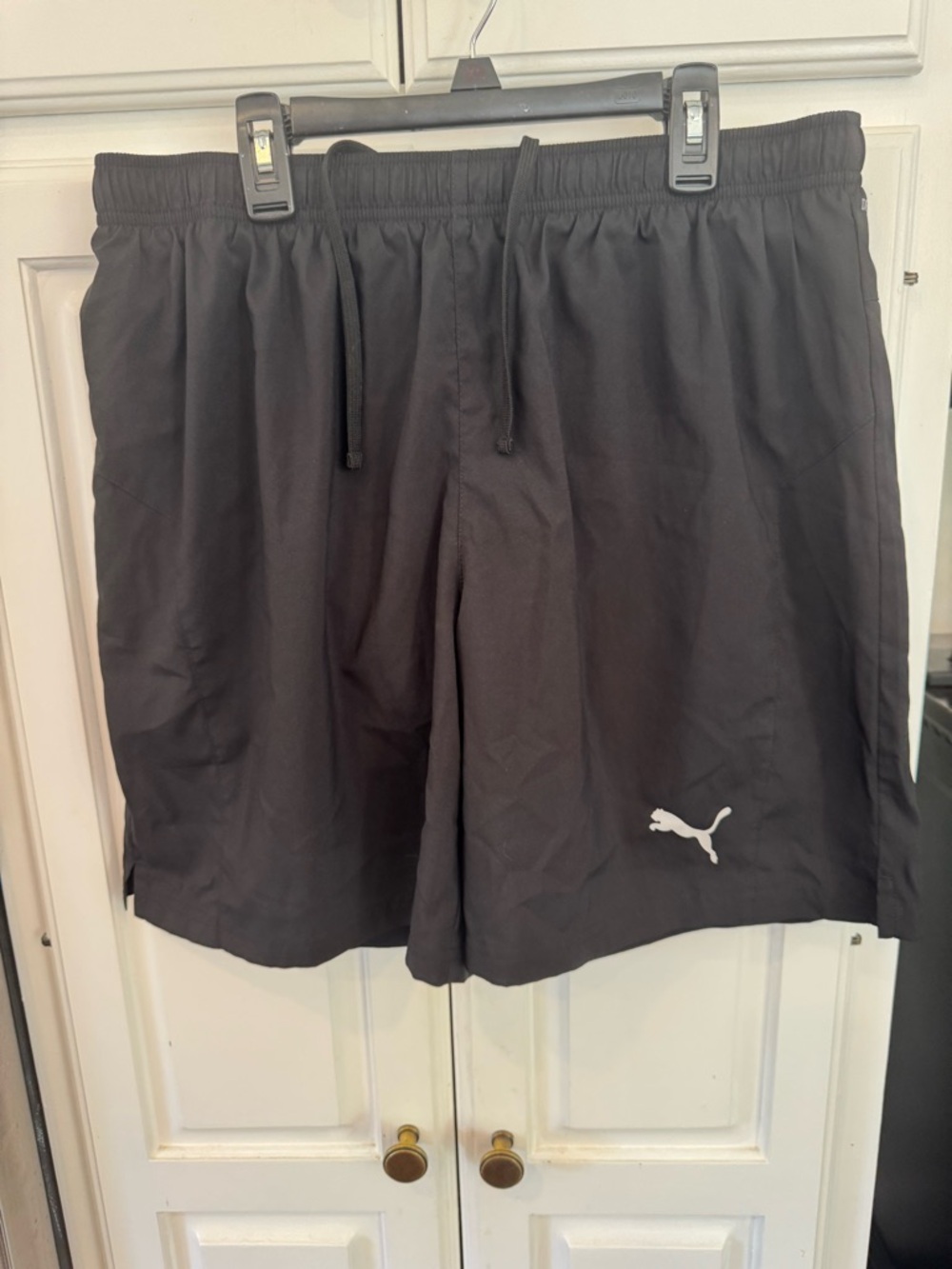 Puma Men’s Athletic Shorts Black Size Large DryCELL Elastic Waist